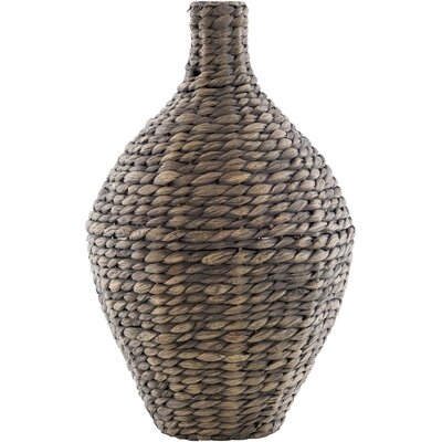Kassidy Natural/Black 20.1" Metal Floor Vase - Image 0