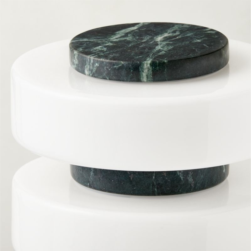 Mercury Green Marble Table Lamp - Image 2