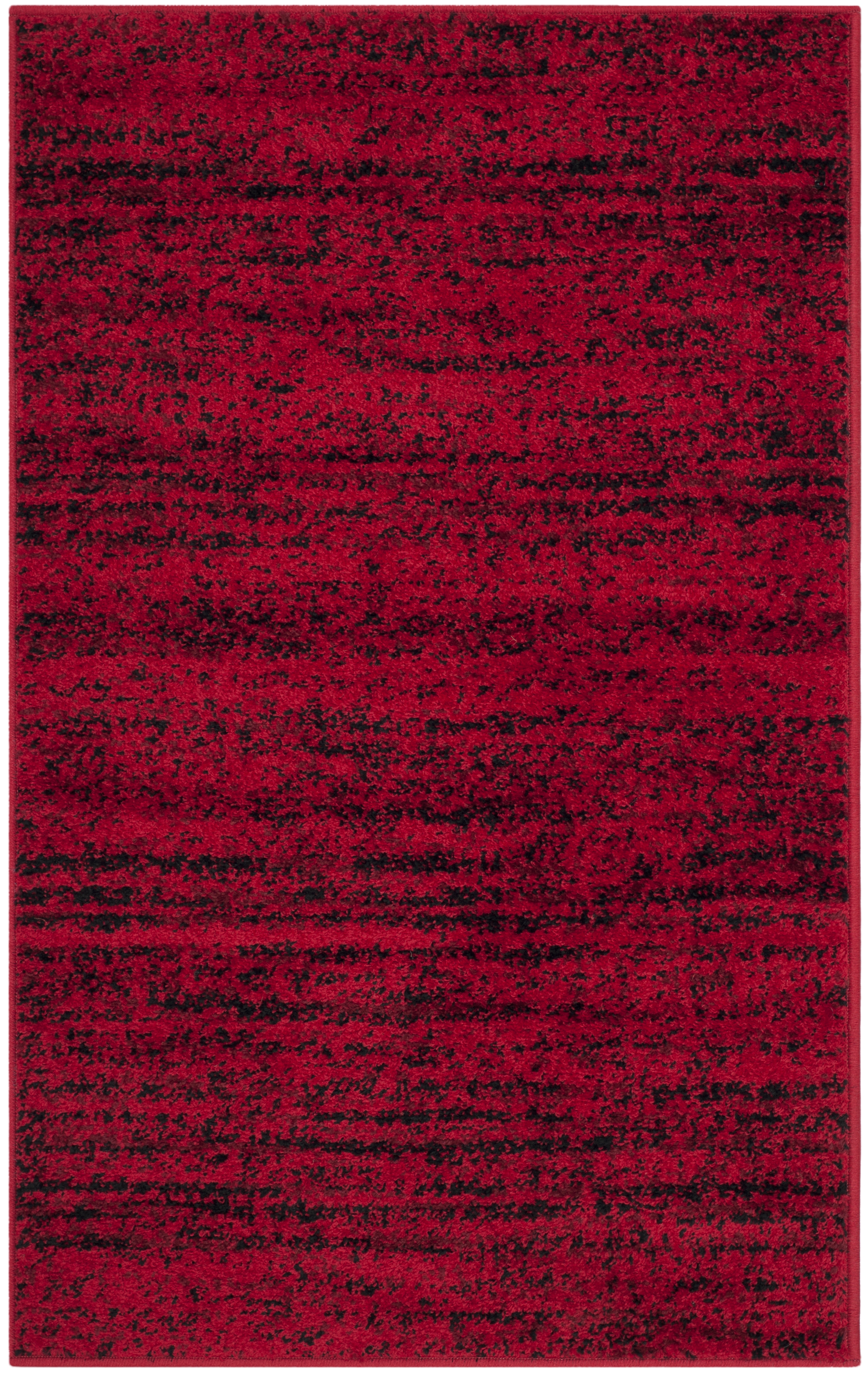 Arlo Home Woven Area Rug, ADR117F, Red/Black,  2' 6" X 4' - Image 0