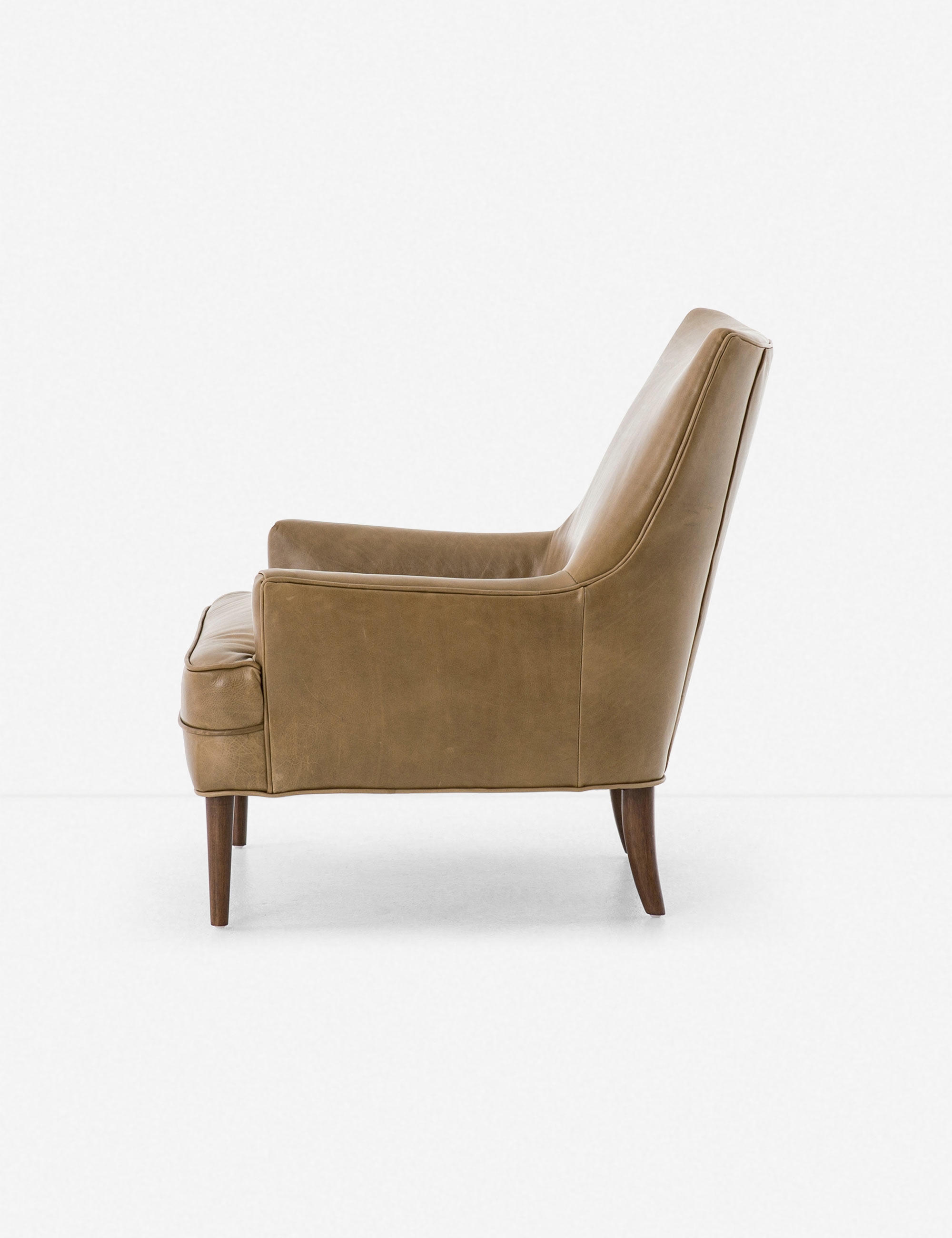 Ilona Leather Accent Chair - Image 3