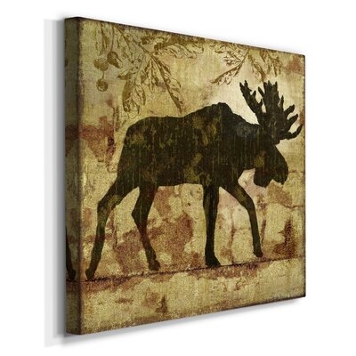 Country Moose-Premium Gallery Wrapped Canvas - Ready To Hang - Image 0