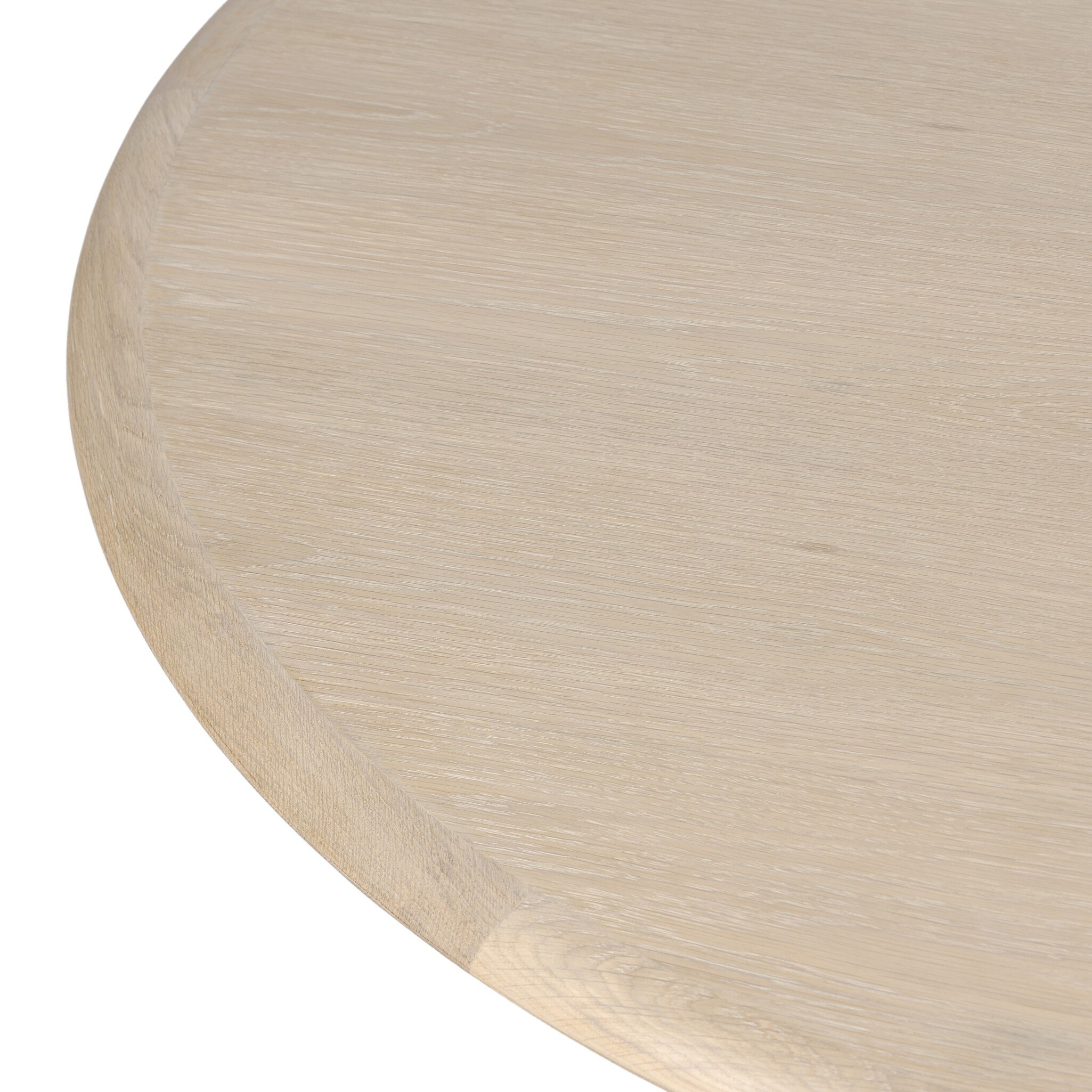 Rosenell Round Coffee Table - Natural Oak Veneer - Image 9