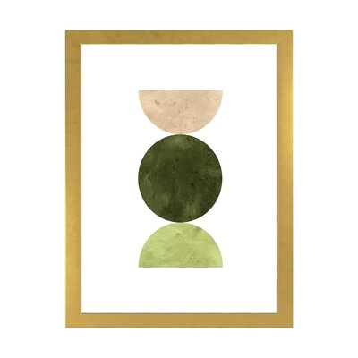 Abstract Green Art by Whales Way - Painting Print - Image 0