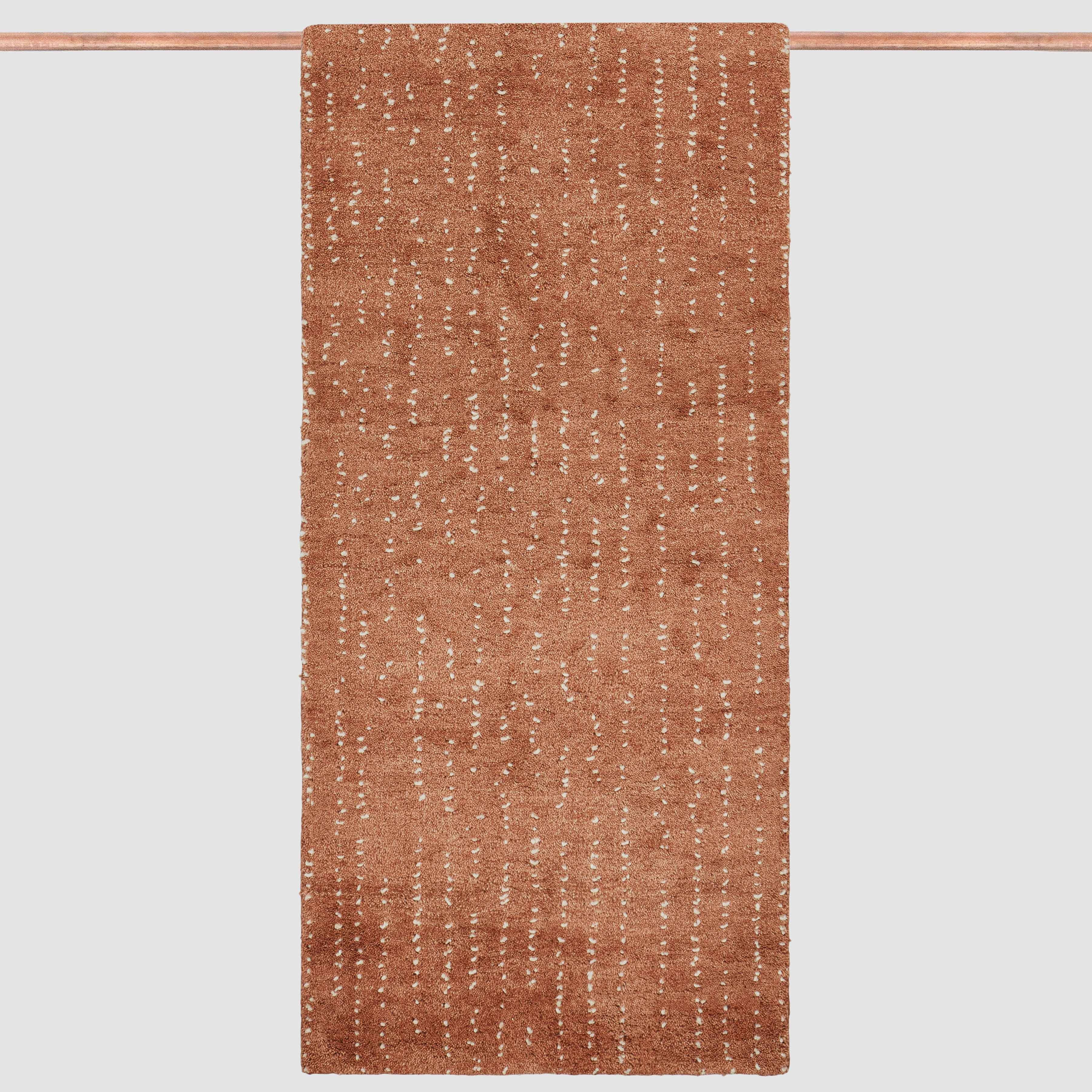 The Citizenry Atashi Hand-Knotted Accent Rug | 3' x 5' | Rust - Image 3