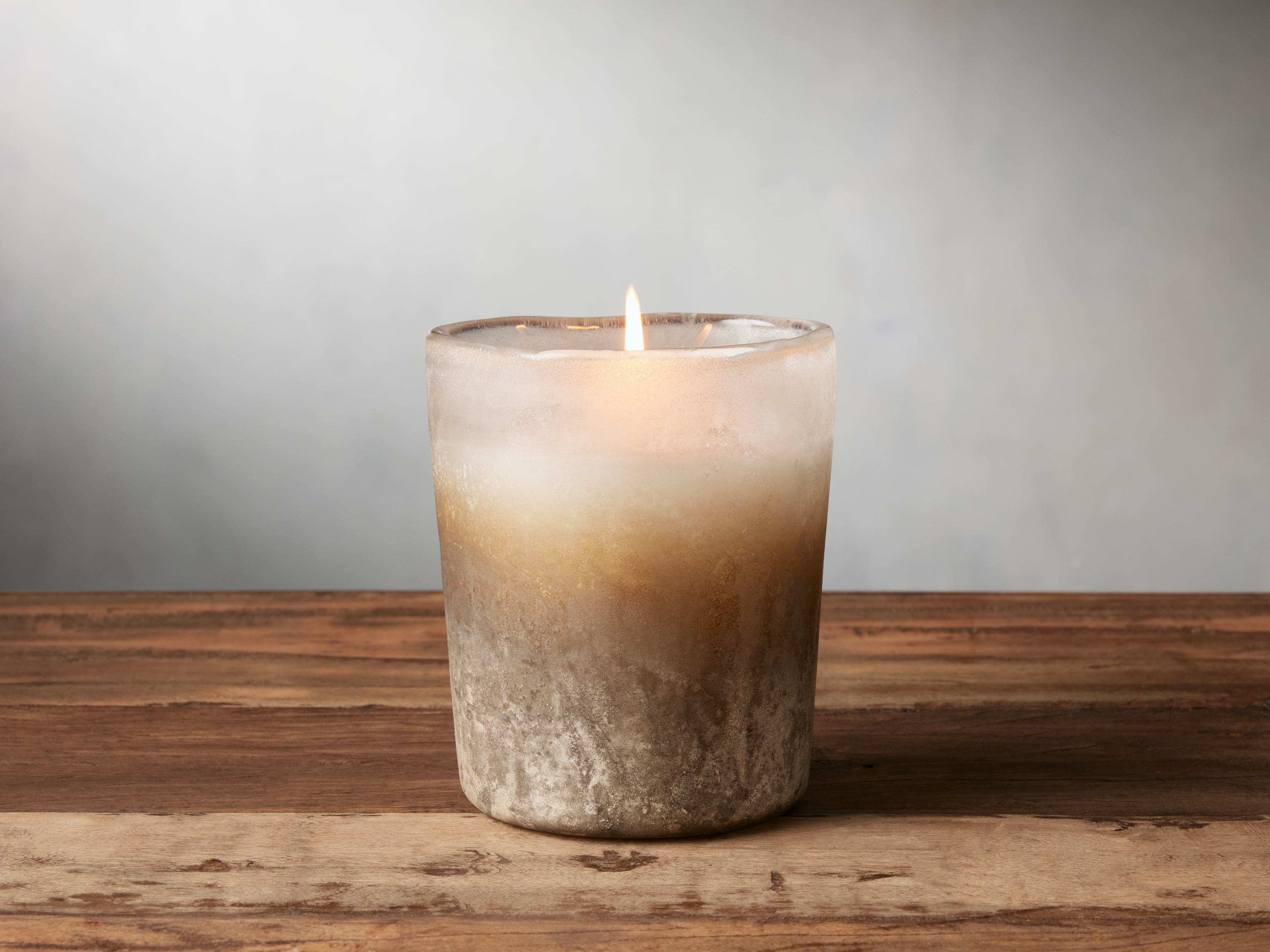 Moments Unwind Candle in Glass Small Brown - Image 0