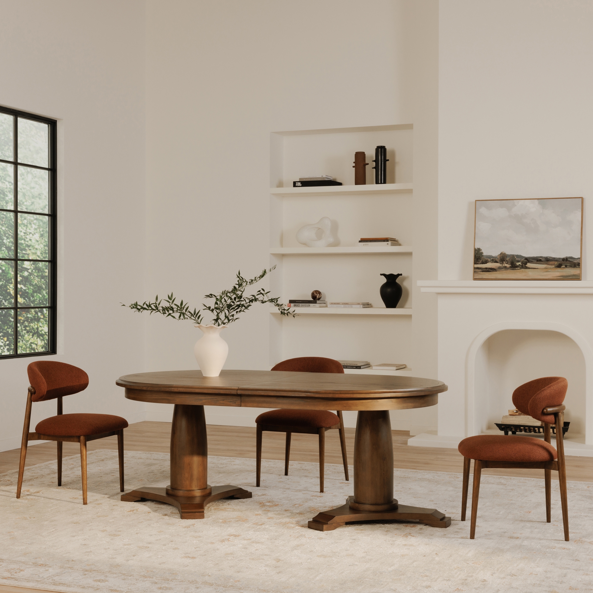 Jamie Extension Dining Table Vintage Brown - Image 14