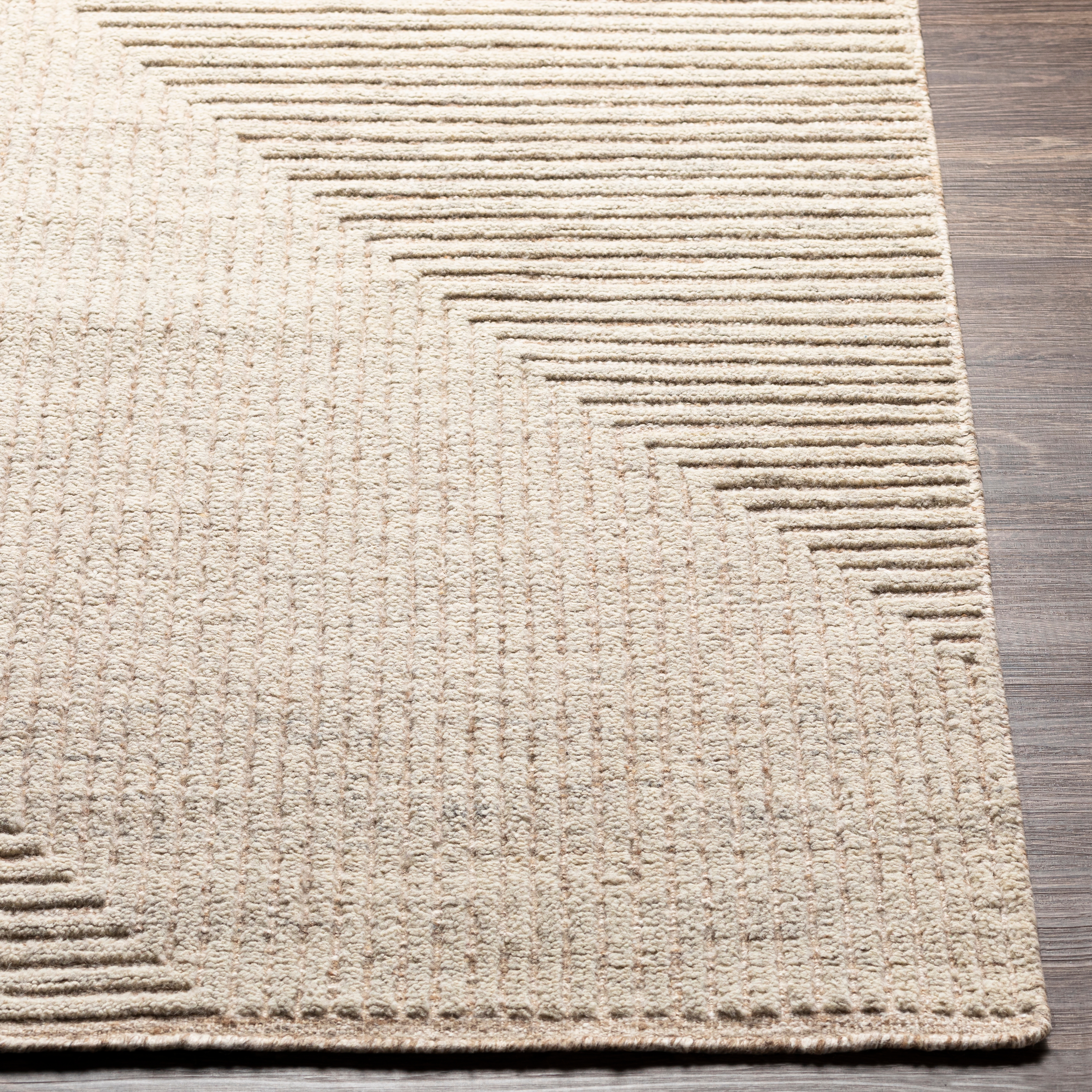 Tunus Beige Indoor 15' x 18' Handmade Rug - Image 2