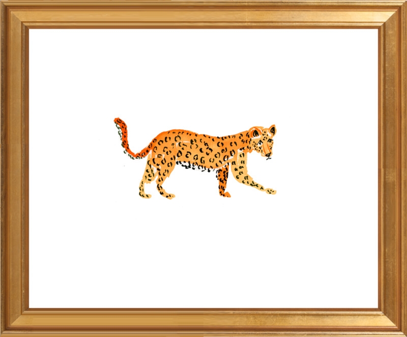 Striding Leopard by Jill Delavan for Artfully Walls - Image 0