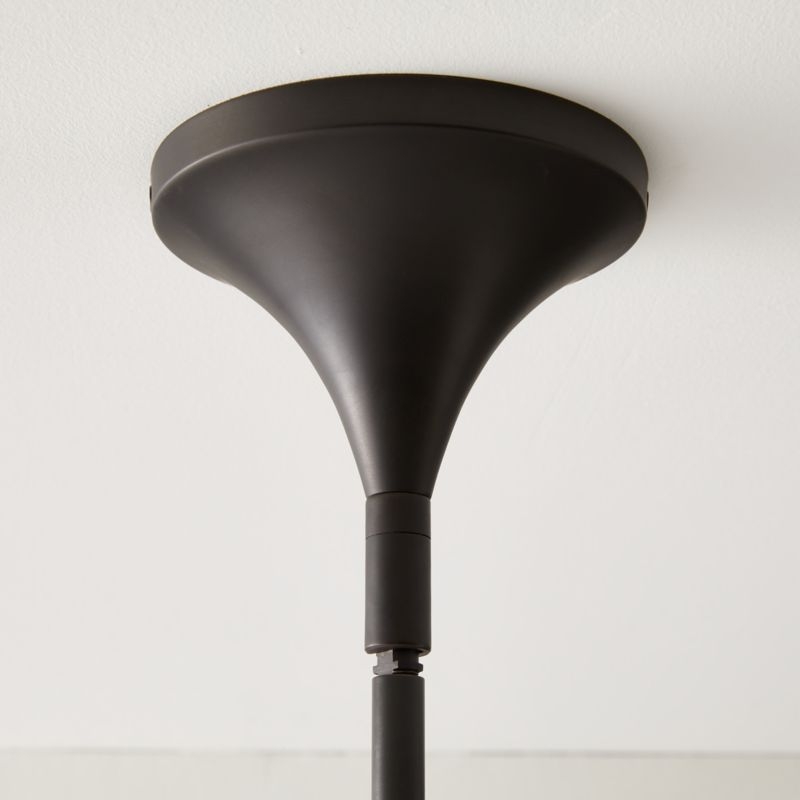 Calandra Glass And Black Marble Pendant Light Large - Image 3