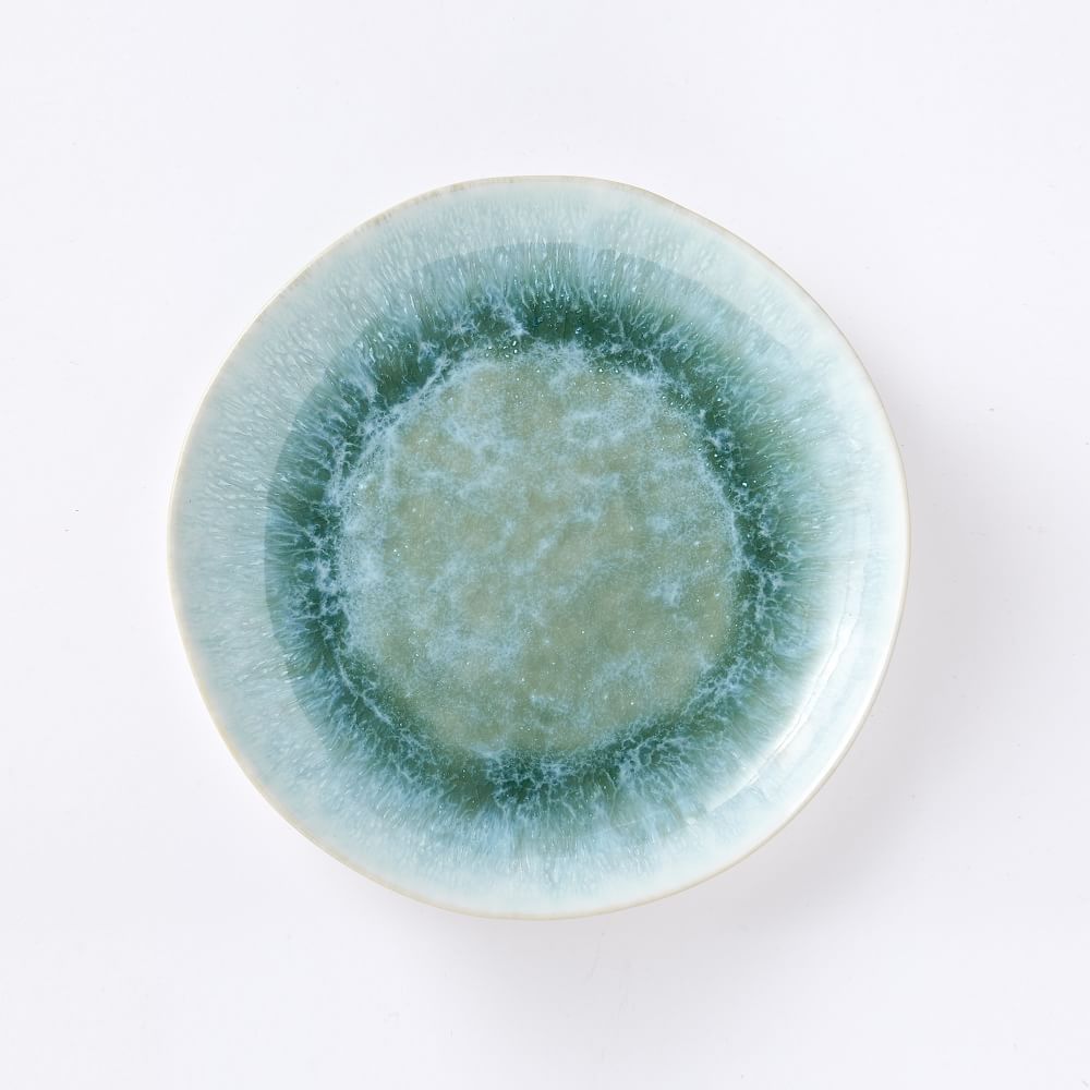 Reactive Glaze Salad Plate, Set of 4, Celadon - Image 0