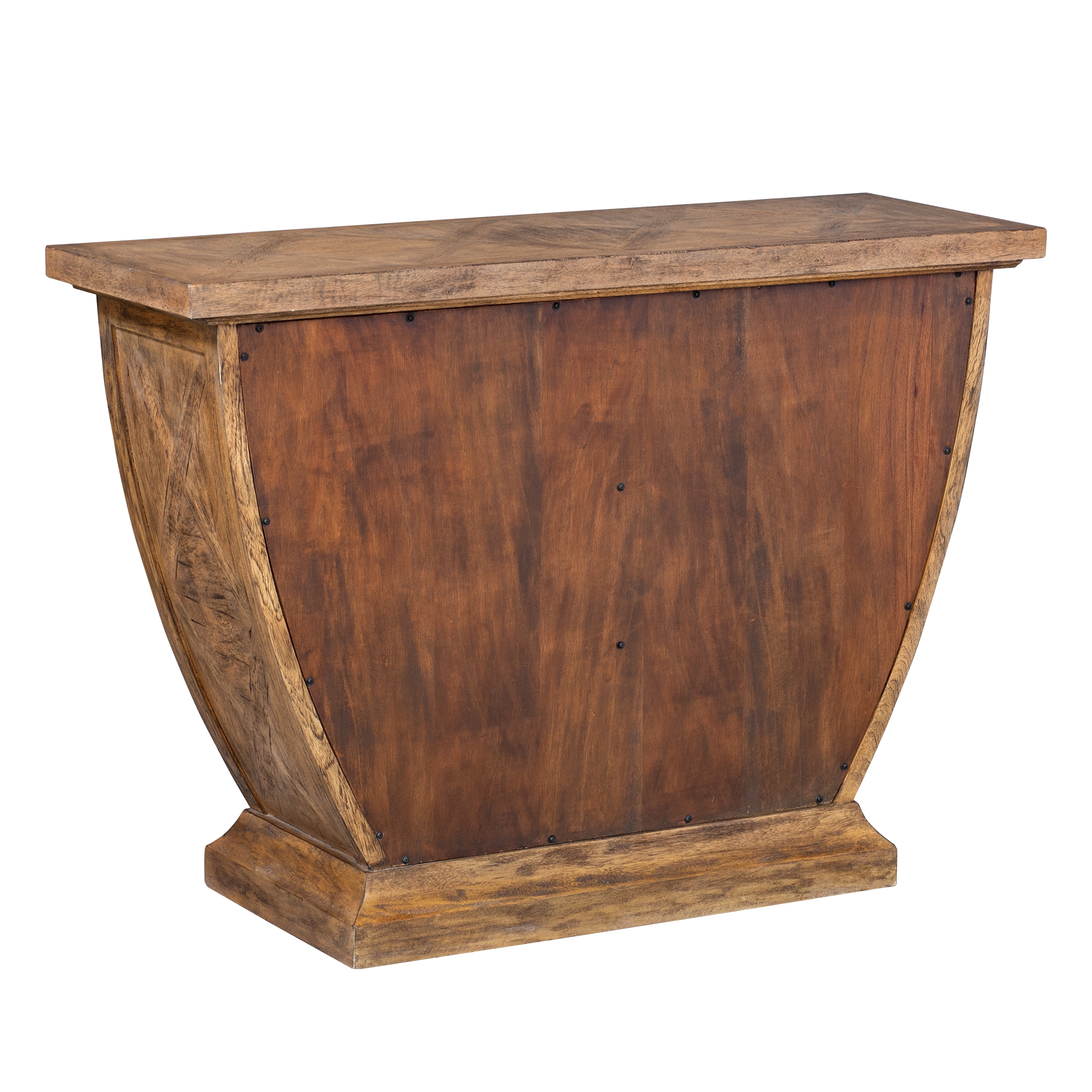 Aleph Rustic Wood Bar Cabinet - Image 6