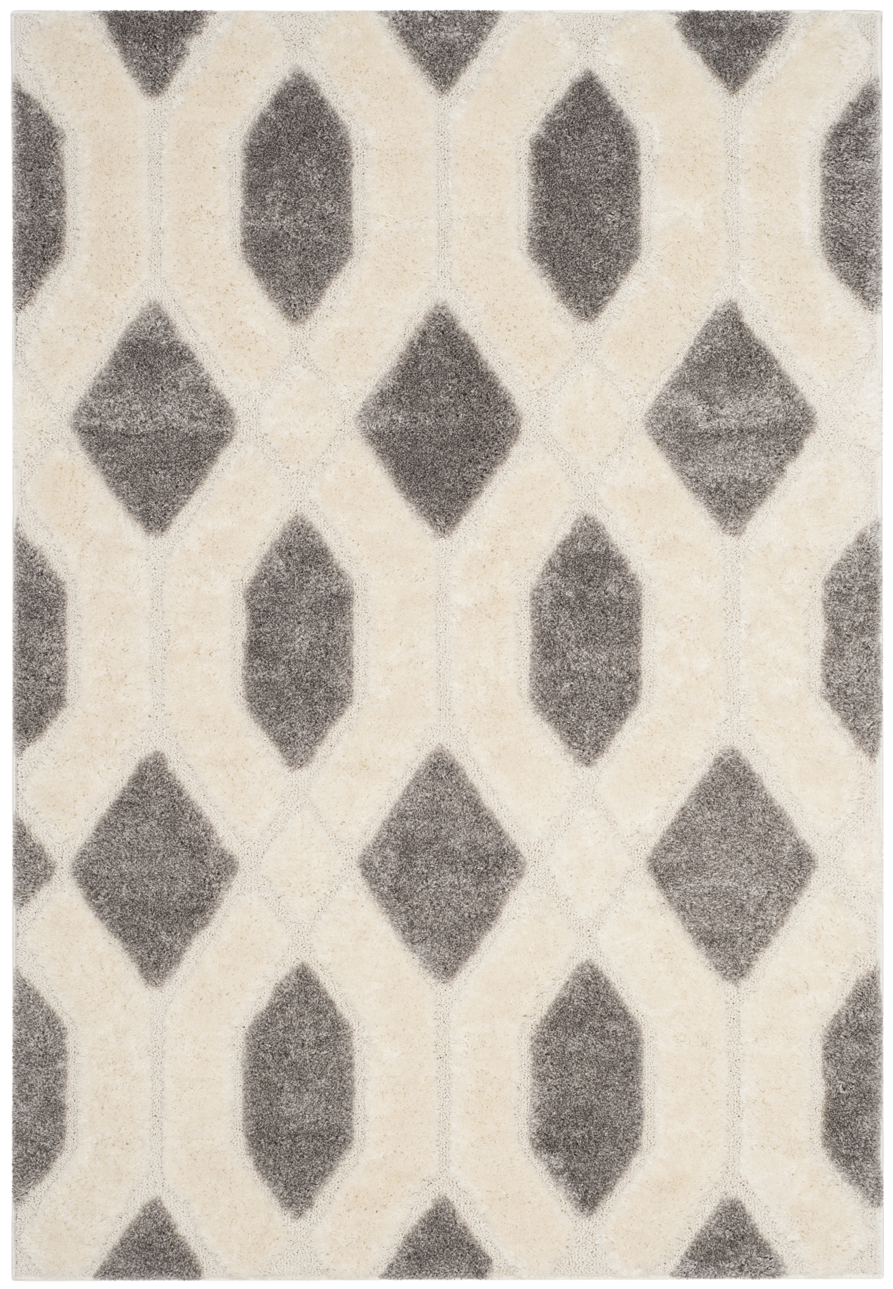 Arlo Home Woven Area Rug, SG833G, Grey/Cream,  4' X 6' - Image 0