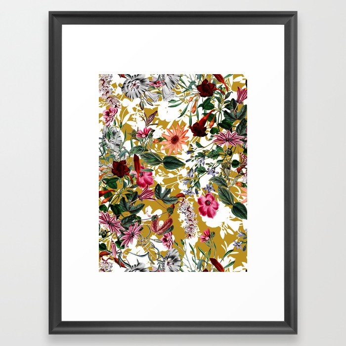 Summer Garden Ii Framed Art Print by Burcu Korkmazyurek - Scoop Black - Medium(Gallery) 18" x 24"-20x26 - Image 0