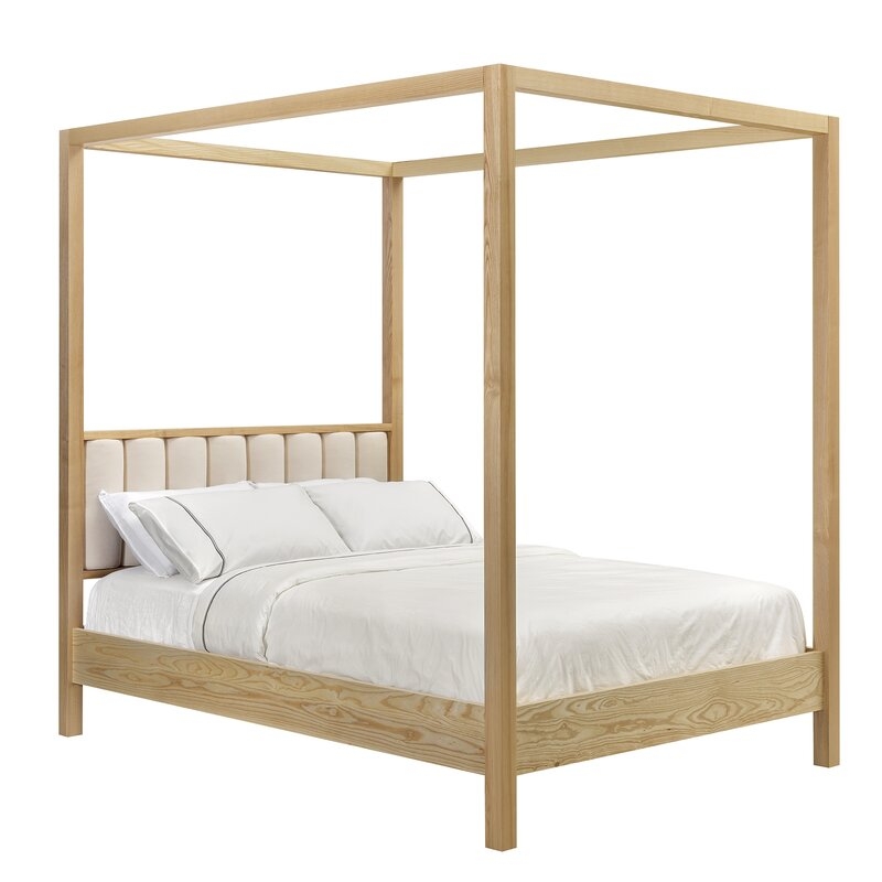 Keystone Designer Furniture Venice Upholstered Canopy Bed Size: King - Image 0