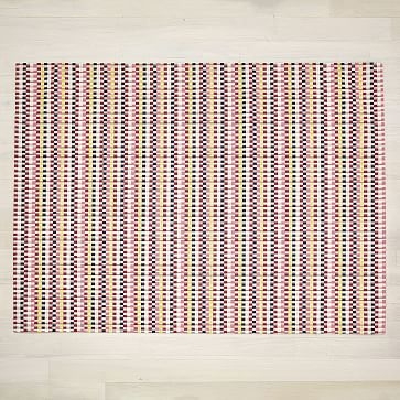 Chilewich Heddle Woven Floormat, 23x36, Pansy - Image 0