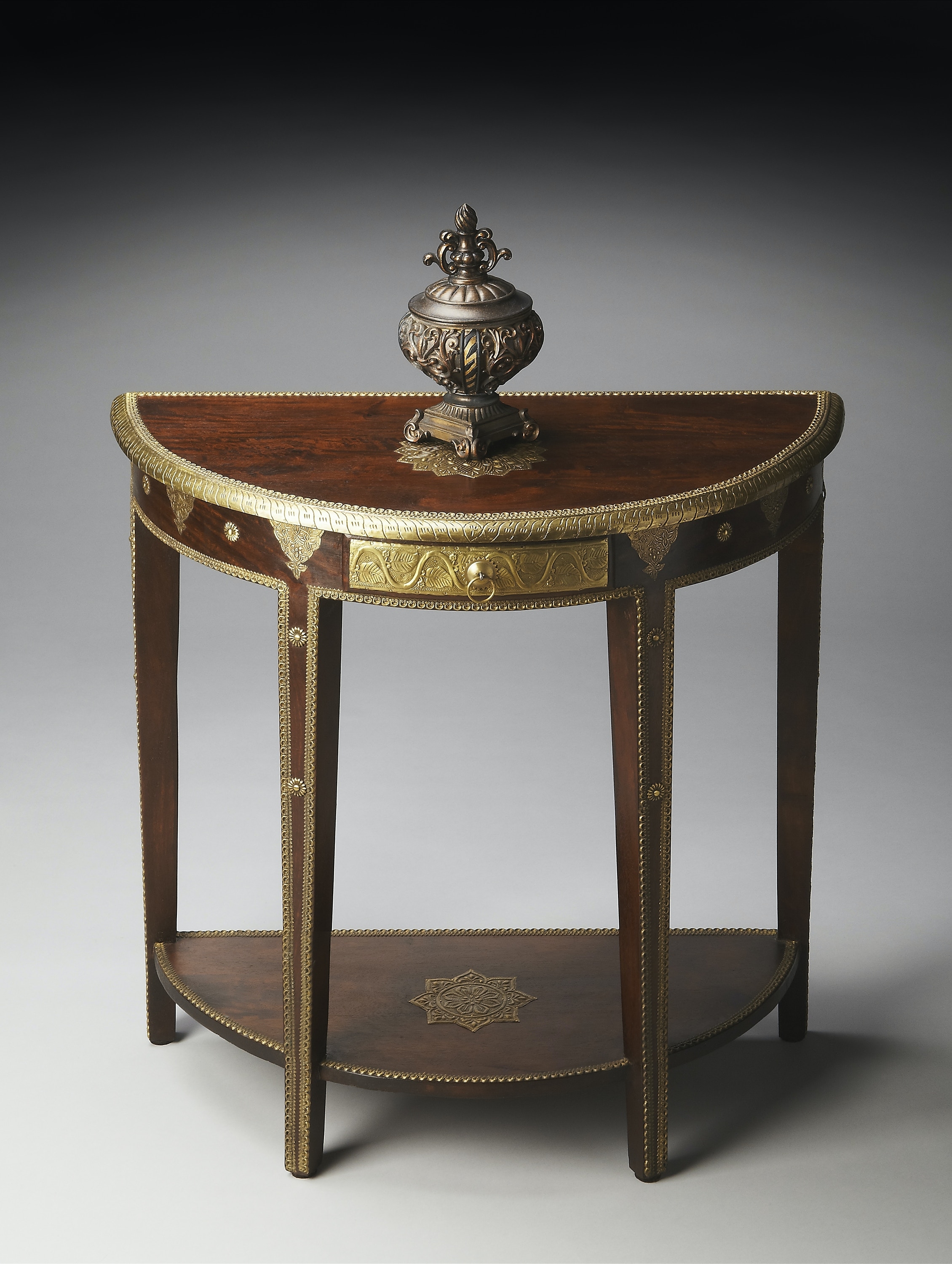 Ranthore Artifacts Demilune Console Table - Image 3