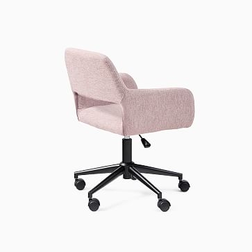 Lake Collection Feather Grey/Black Office Chair - Image 3