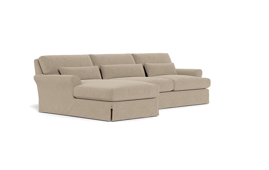 Maxwell Slipcovered Sectional Sofa with Left Chaise by Apartment Therapy - Image 1