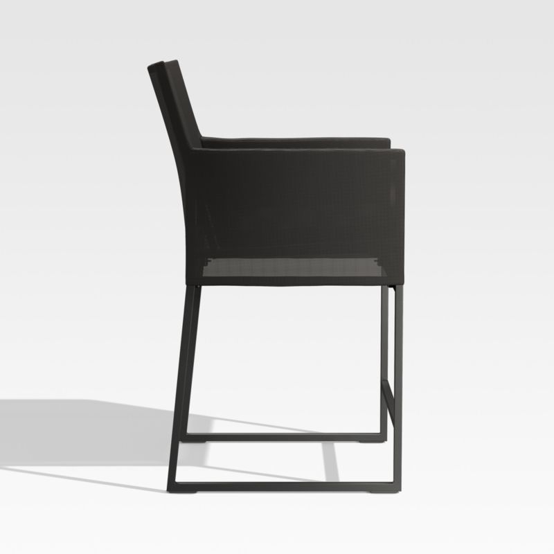 Dune Black Outdoor Counter Stool - Image 3