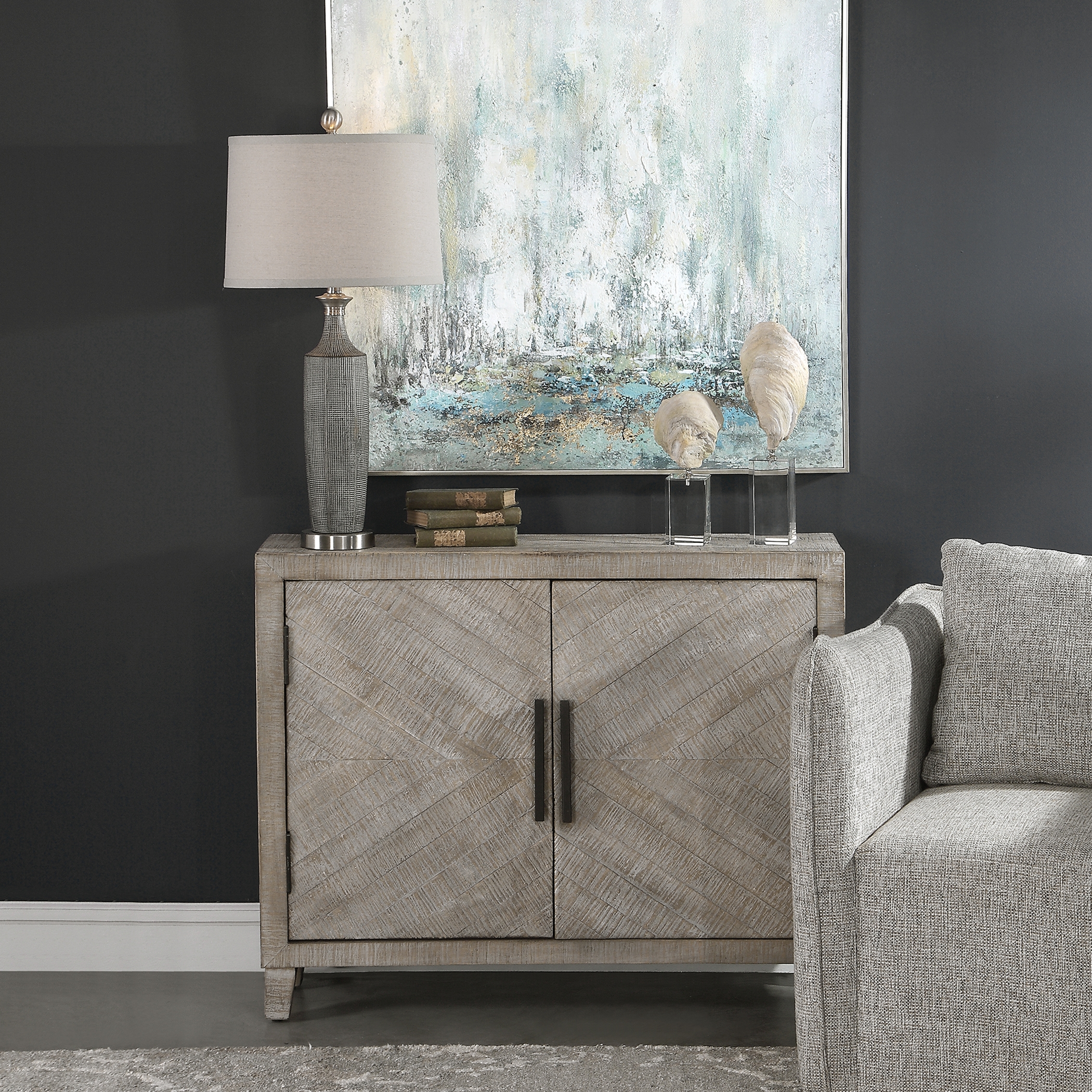 Adalind White Washed Accent Cabinet - Image 2