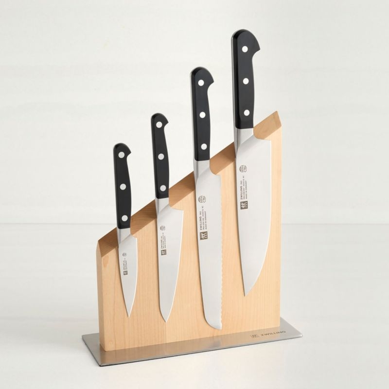 Zwilling Carbon 5-Piece Magnetic Knife Block Set - Image 4