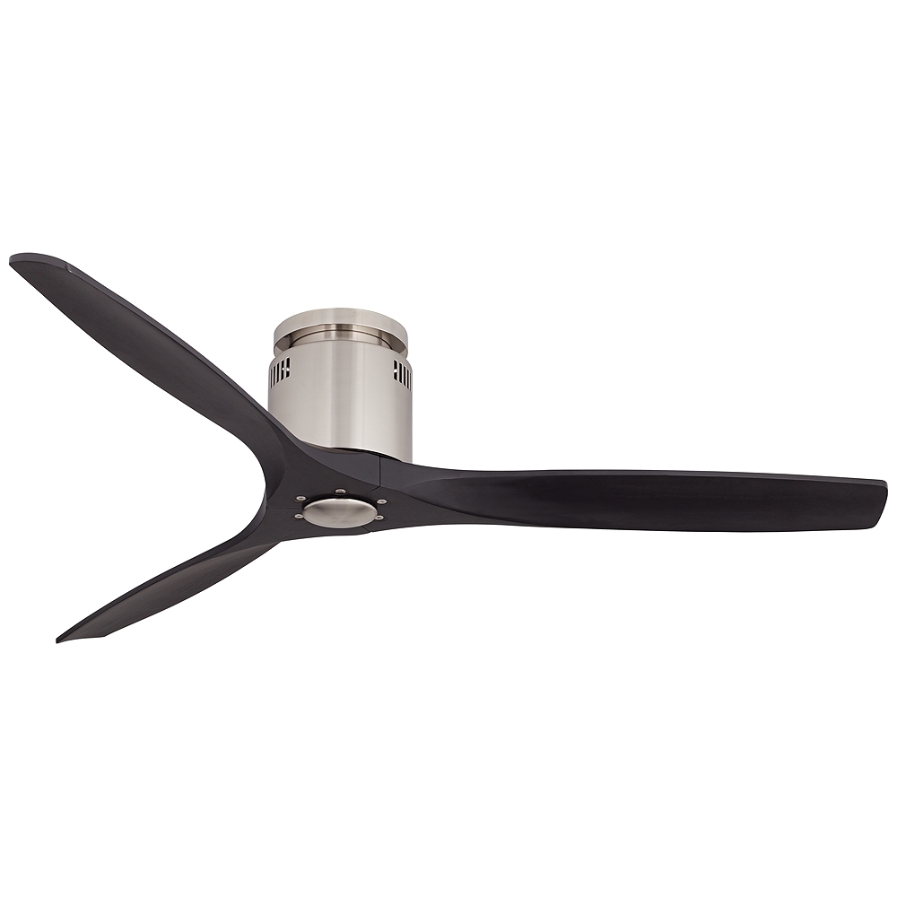 52" Casa Windspun Brushed Nickel DC Hugger Ceiling Fan with Remote - Image 0