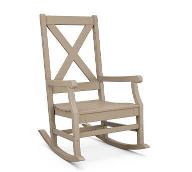 X-Back Rocking Chair, Vintage White - Image 2