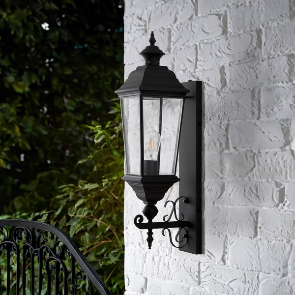 Braden Outdoor Wall Sconce - Black - Image 3