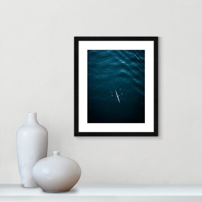 Rowing Solo - Picture Frame Photograph on Paper - Image 0