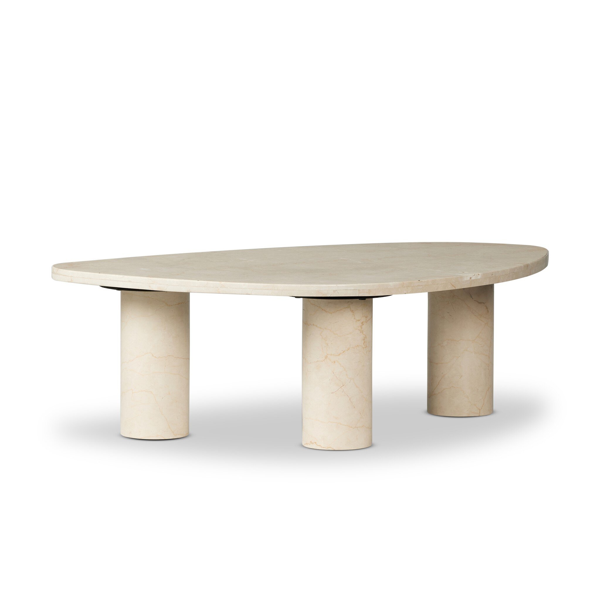 Zion Nesting Coffee Table - Cream Marble - Image 8