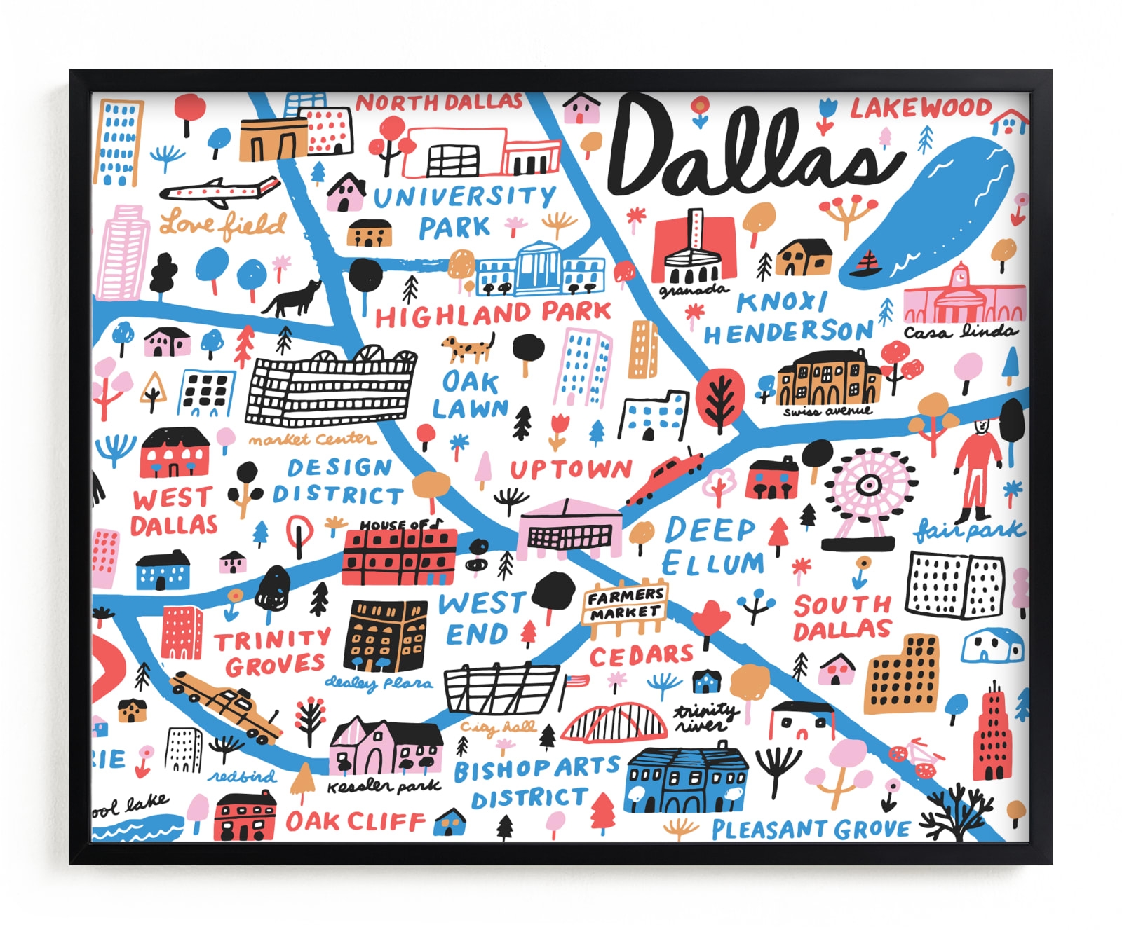 I Love Dallas Limited Edition Fine Art Print 2 - Image 0