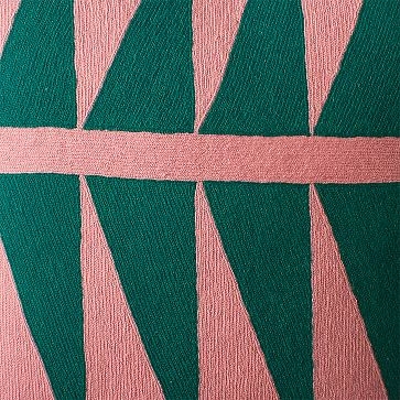 Leah Singh Palm Springs Emerald Pillow, Pink - Image 2