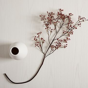 Red Berries Branch, 37in, Red - Image 2