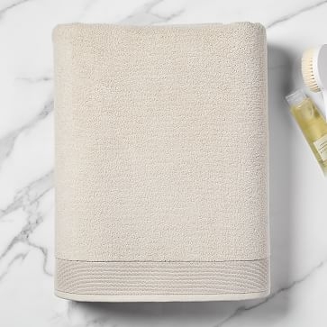 Organic Luxury Fibrosoft Towel, Washcloth, Oatmeal - Image 3