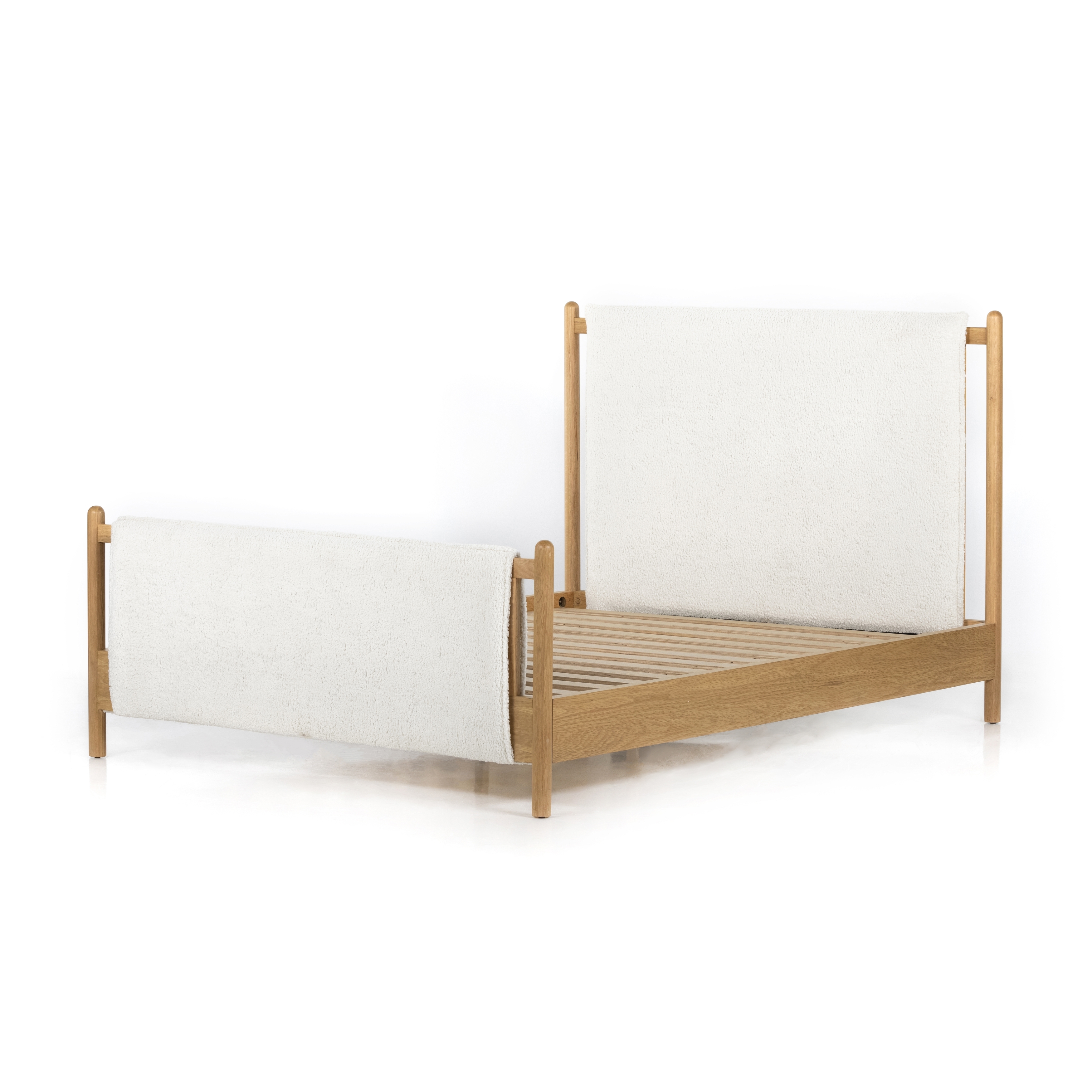 Bowen Bed-Sheepskin Natural-King - Image 2