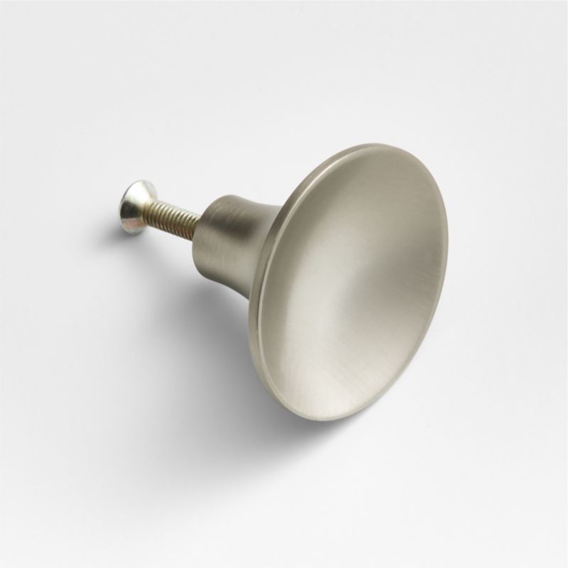 Dish Brushed Nickel Knob - Image 2