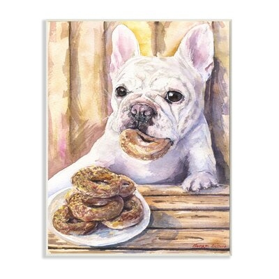 French Bulldog With Donuts Dessert Pet Dog - Image 0