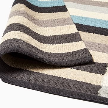 Interlaced Striped Rug, 8'x10', Neutral - Image 2
