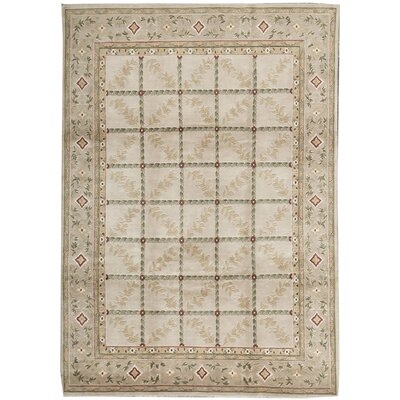 Himalayan Oriental Hand-Knotted Wool Beige Area Rug - Image 0