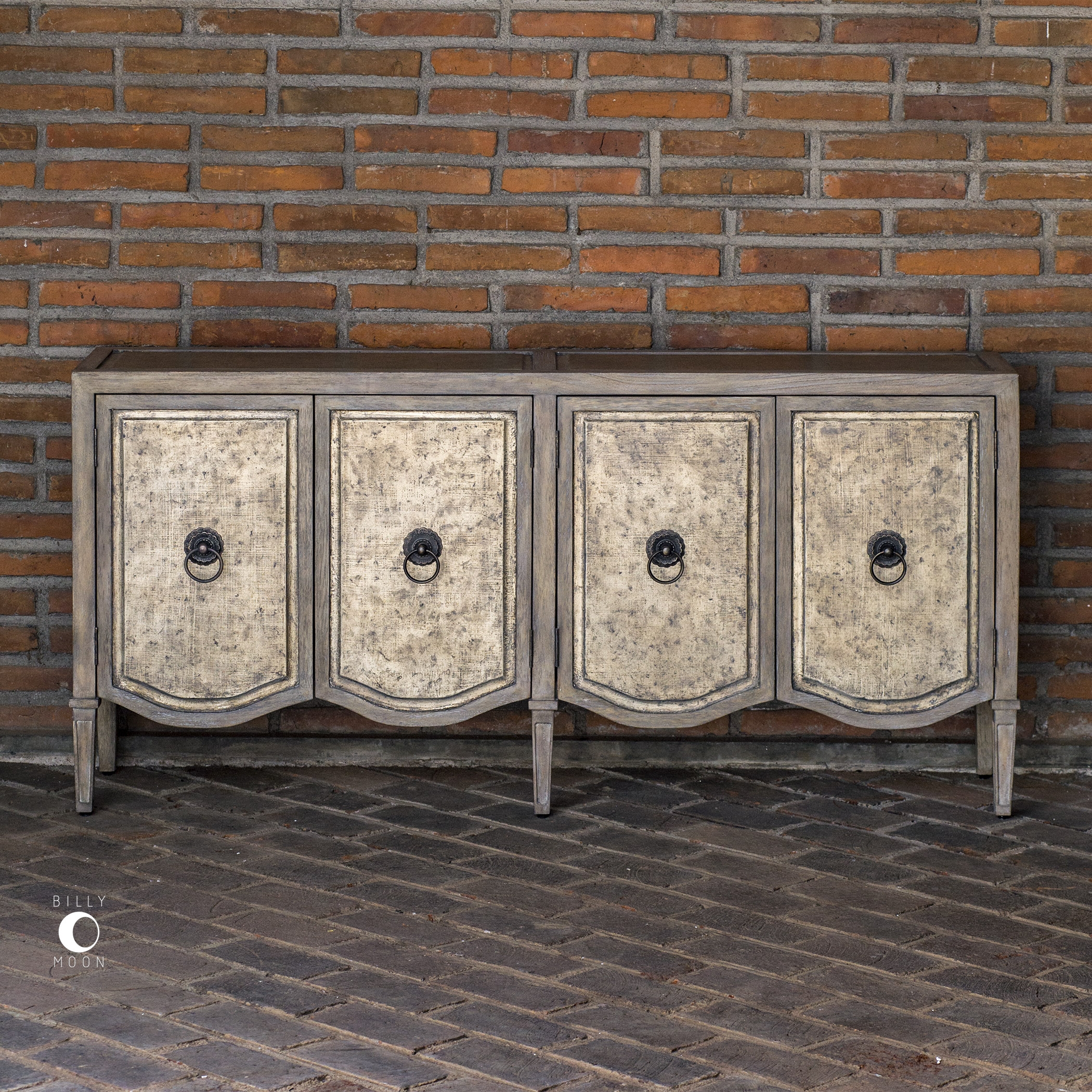 Thina Champagne Console Cabinet - Image 1