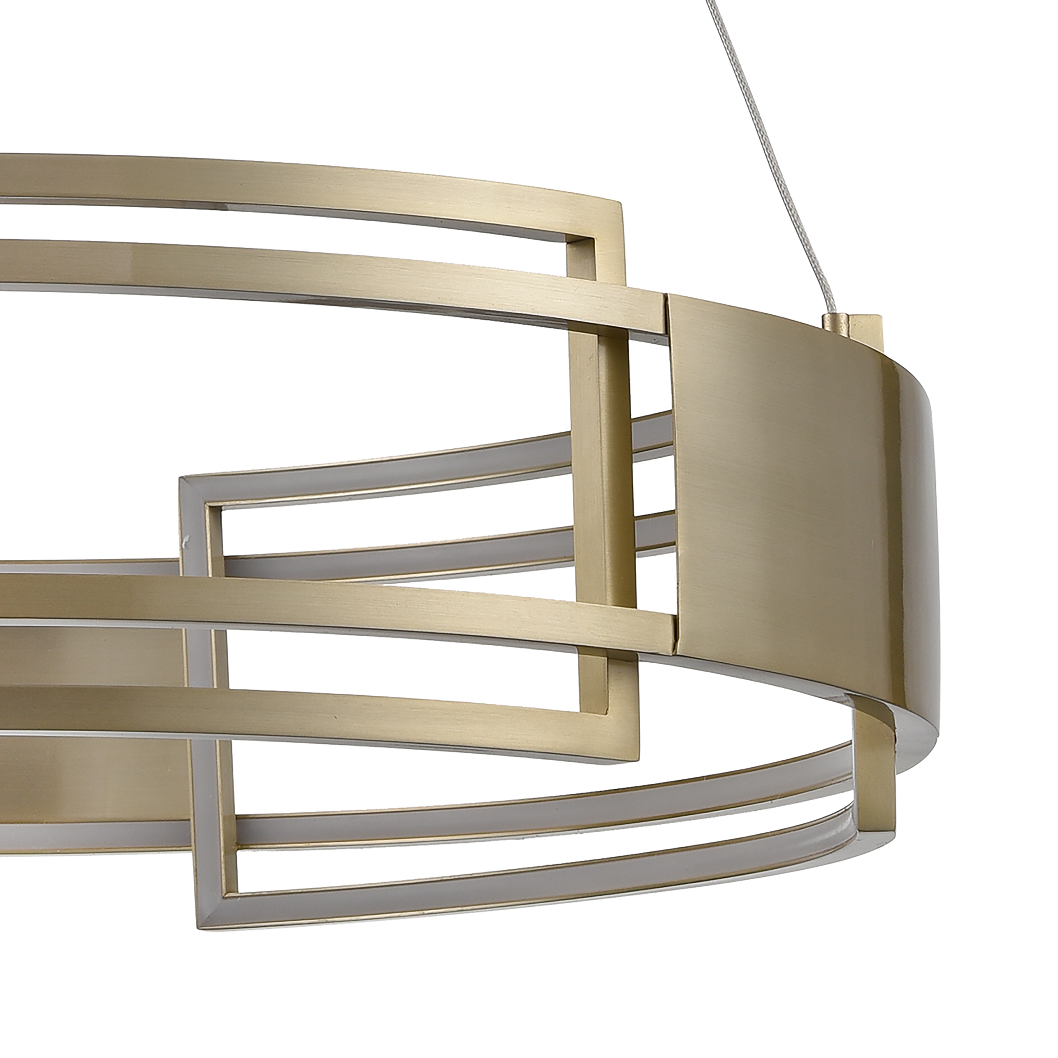 Fashionista 24'' Wide LED Pendant - Bronze - Image 3