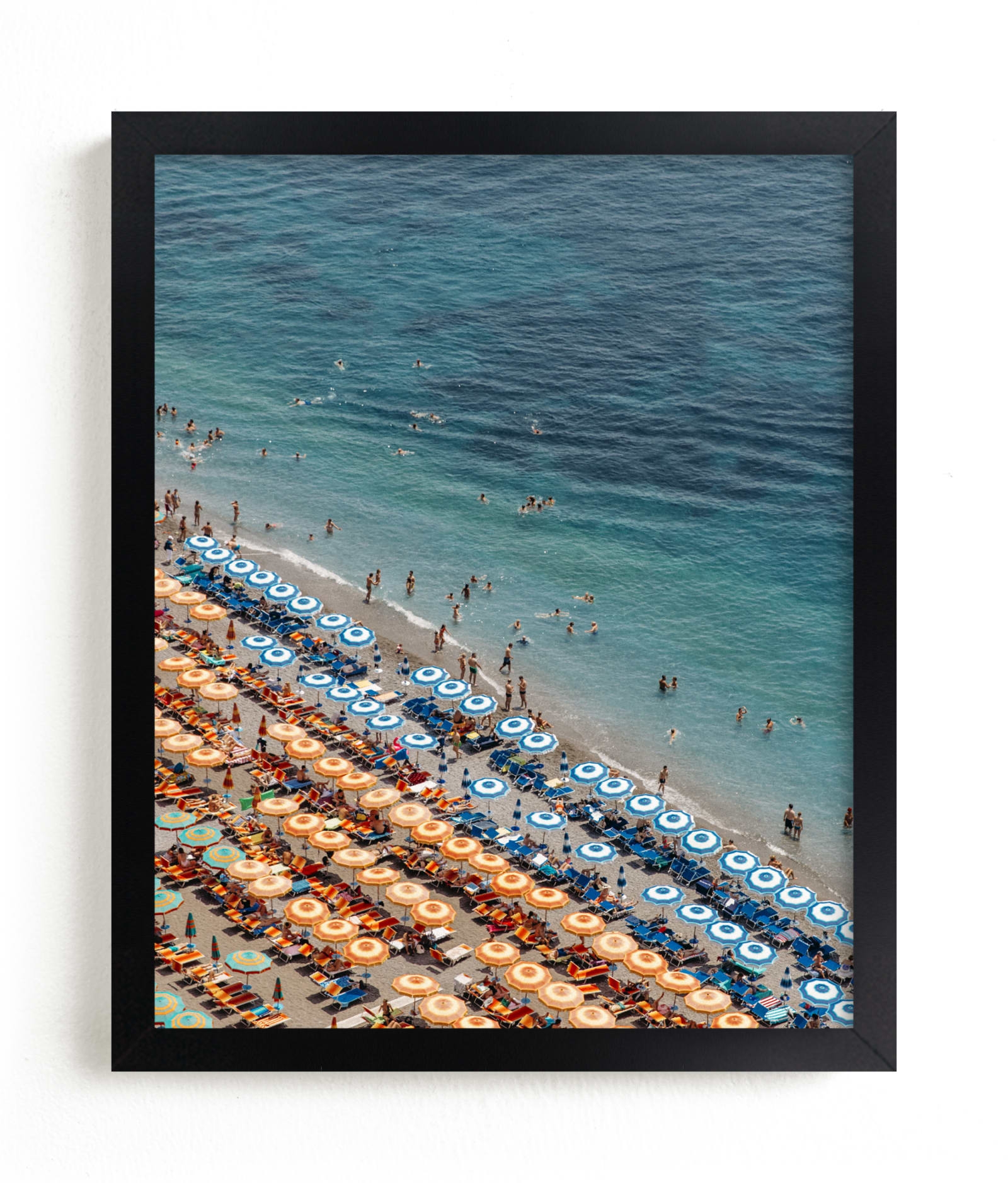 Positano Beach Aerial Open Edition Fine Art Print - Image 0