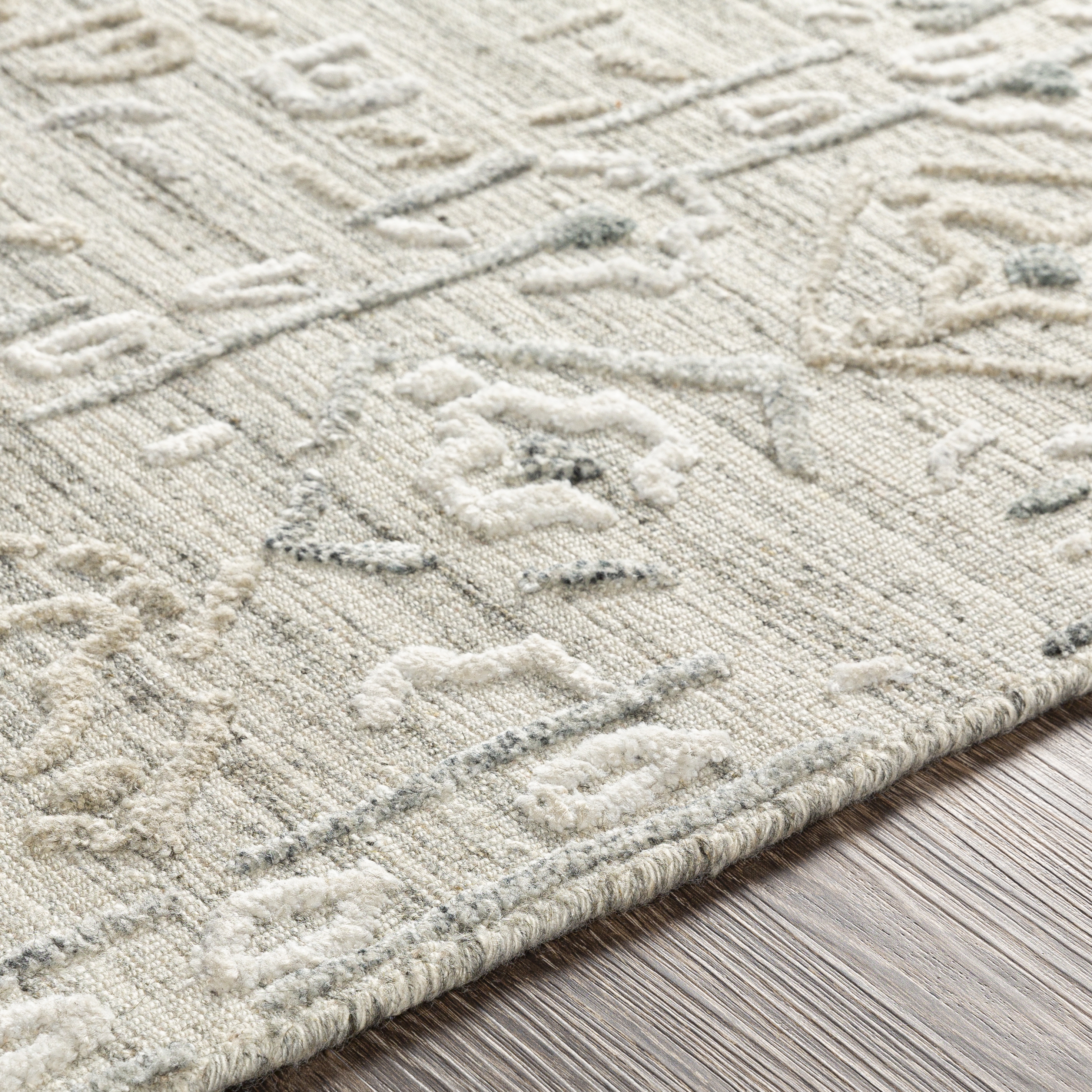 Makalu Beige Indoor 8'10" x 12' Handmade Rug - Image 2