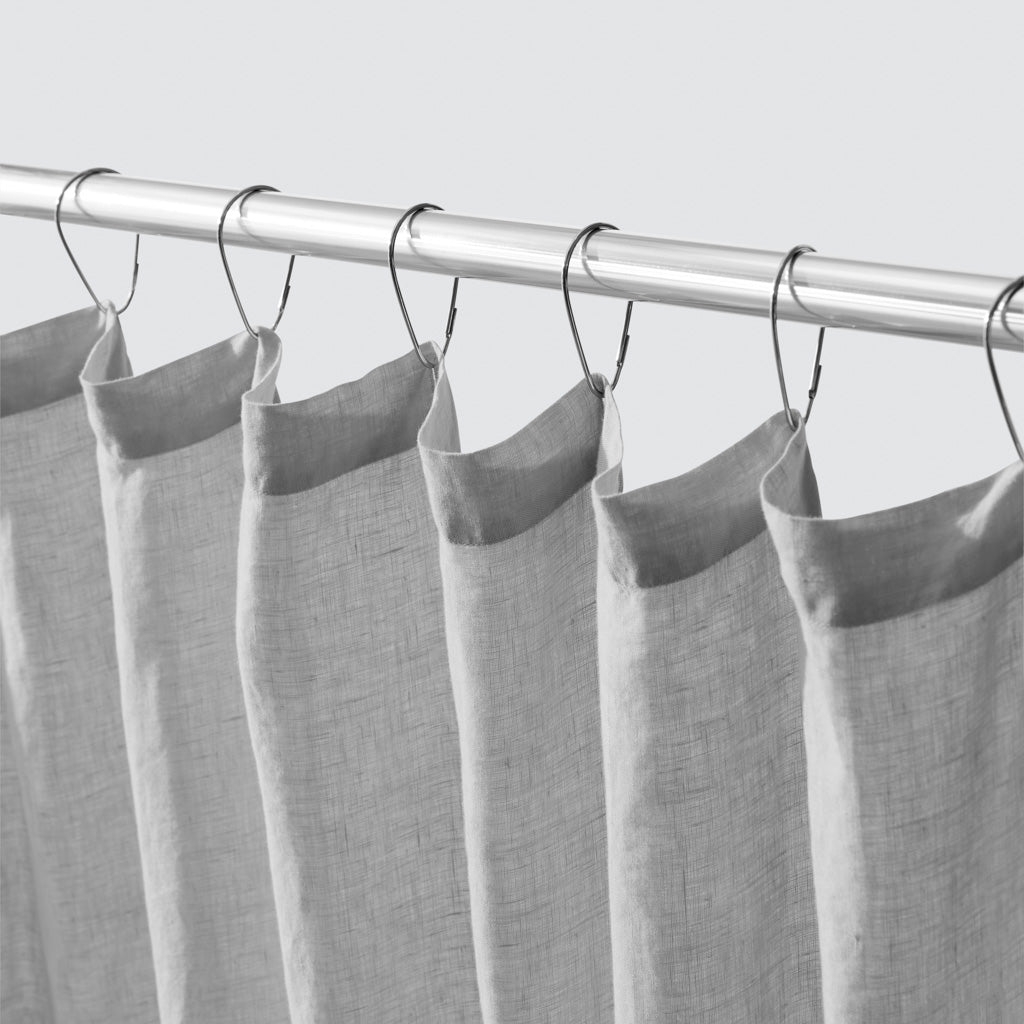 The Citizenry Stonewashed Linen Shower Curtain | Blue - Image 7