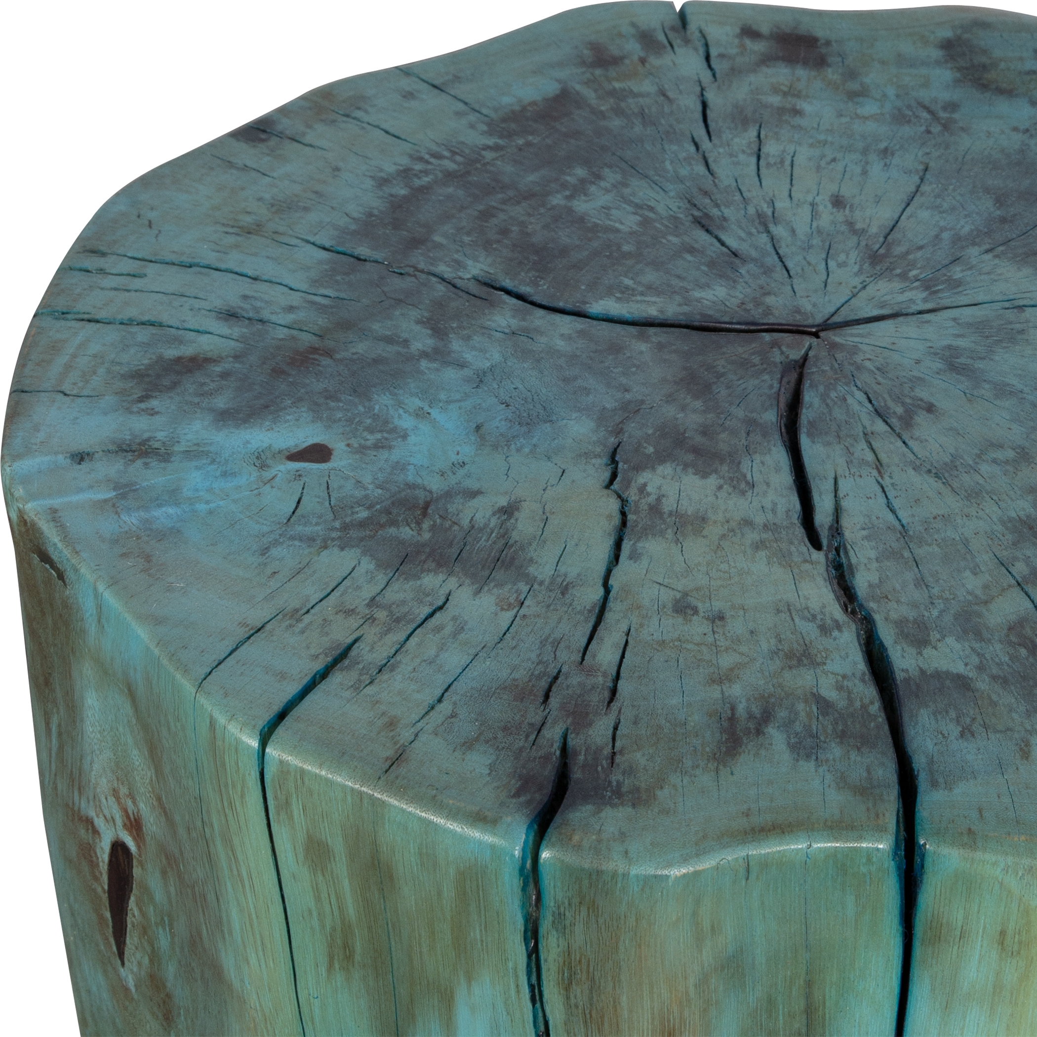 Habitat Blue Accent Stool - Image 4