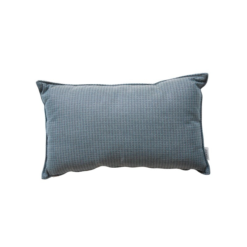 Cane Line Indoor / Outdoor Lumbar Pillow Color: Turquoise - Image 0