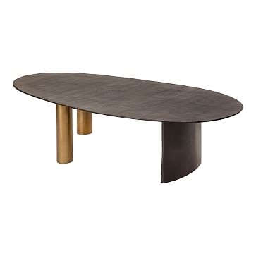 Aluminum Flat Leg Coffee Table,Aluminum Top and Legs, - Image 2