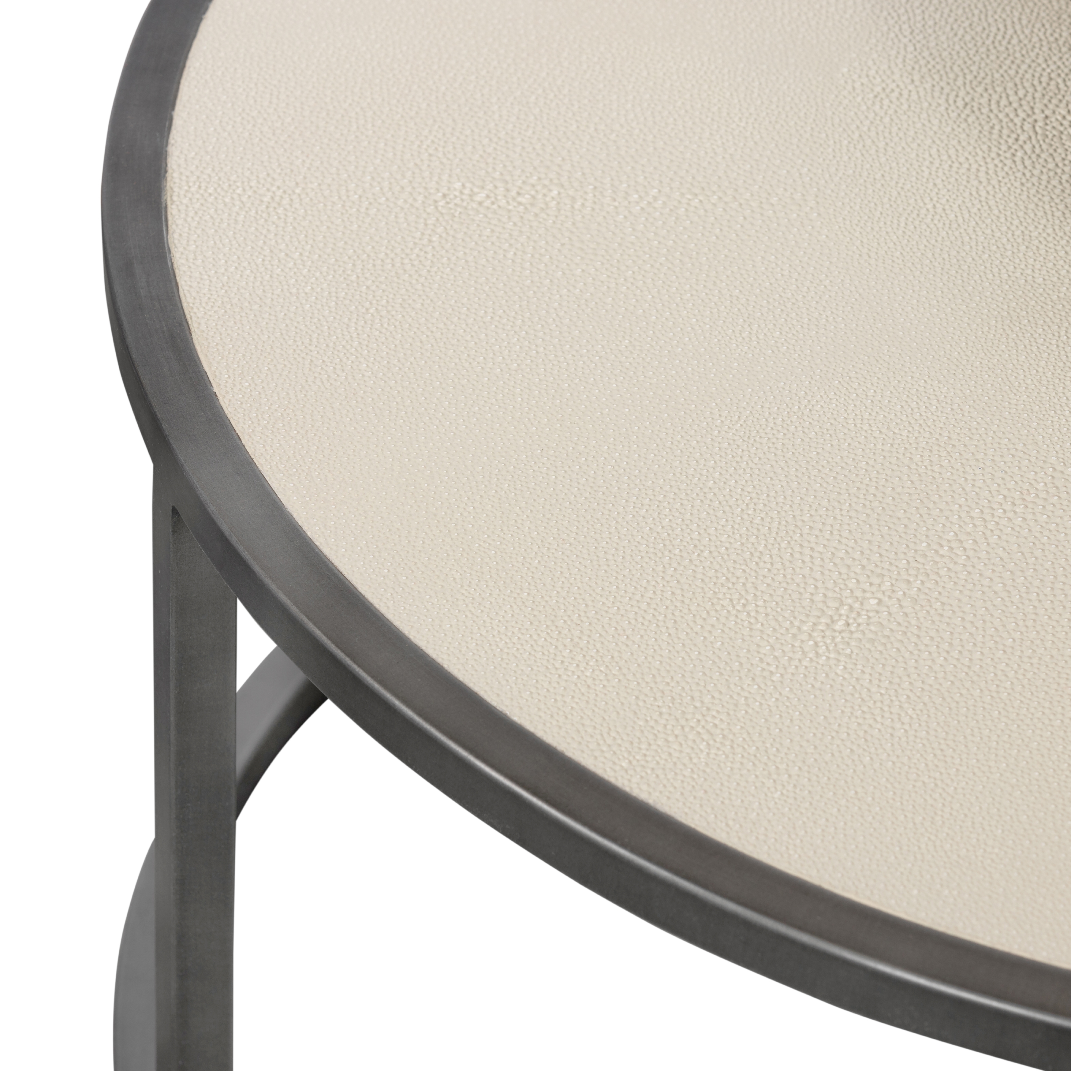 Shagreen Nesting Coffee Table - Ivory Shagreen - Image 5