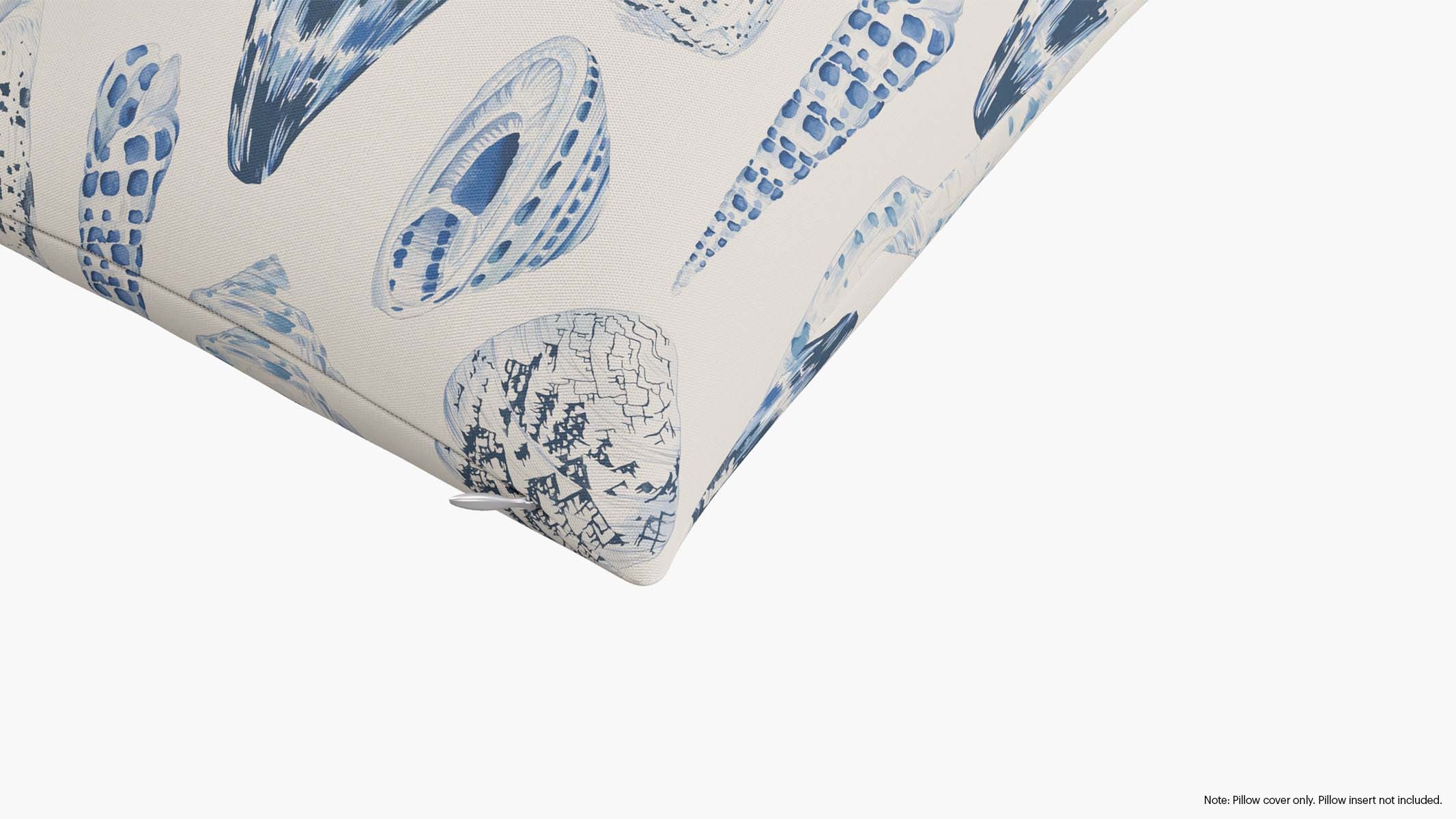 Throw Pillow Cover 16", Porcelain Coquina, 16" x 16" - Image 1