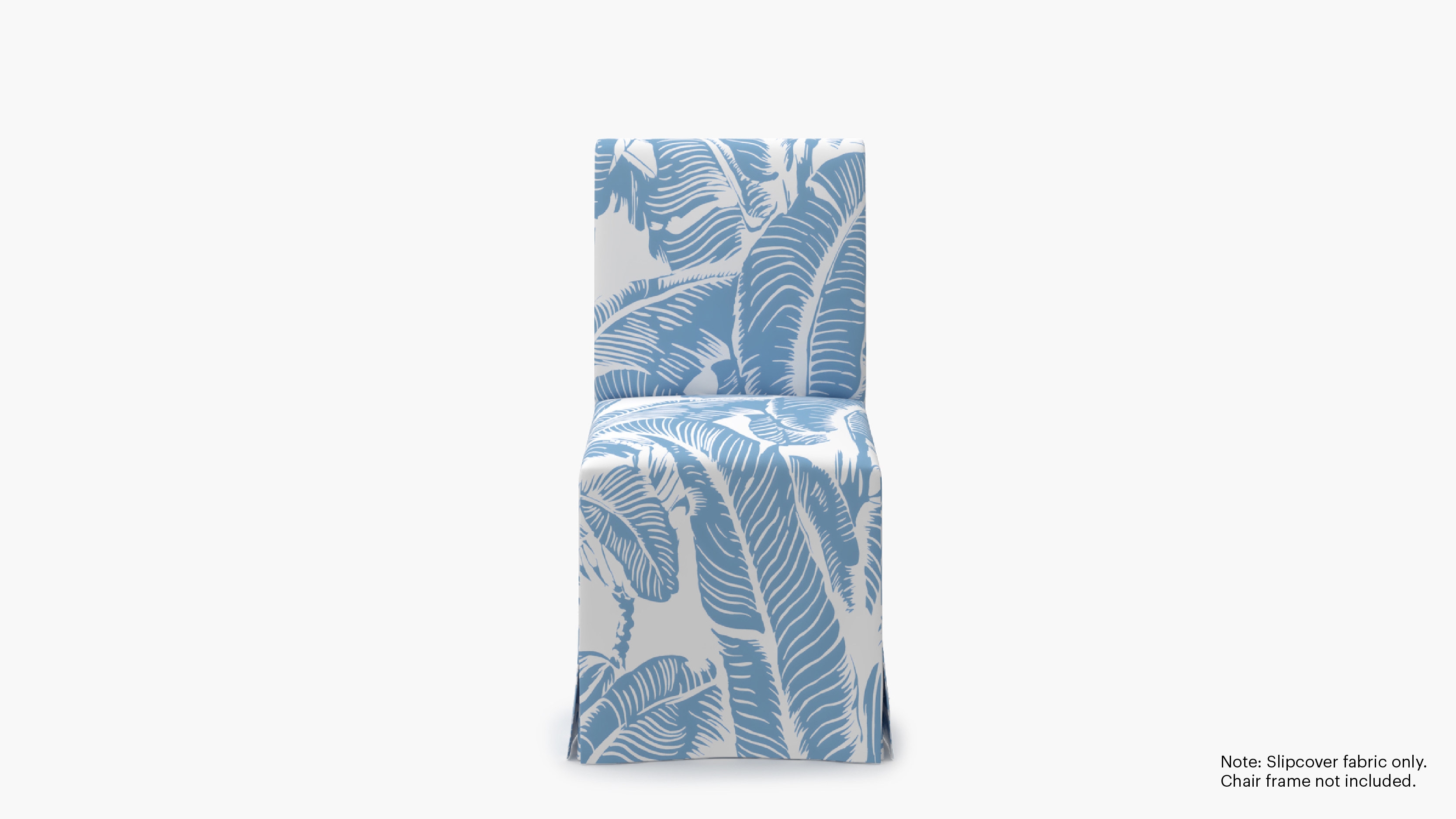 Slipcovered Signature Dining Chair - Cover Only, Cornflower Martinique® Encore - Image 0